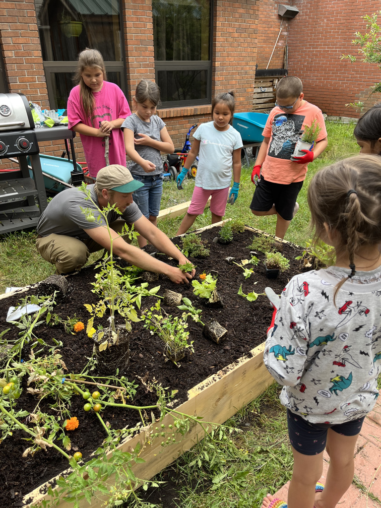 GBB partners with First Nations to build backyard gardens to help increase access to fresh food.